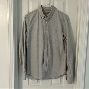 Mens Light Gray Everlane Oxford (S)